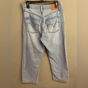 Levi Ribcage Straight Ankle Jeans